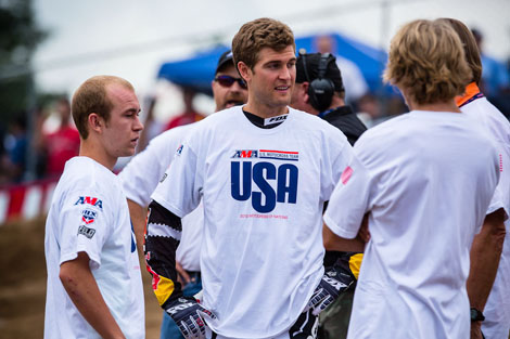 Team USA mit Blake Baggett, Ryan Dungey und Justin Barcia (v.l.)