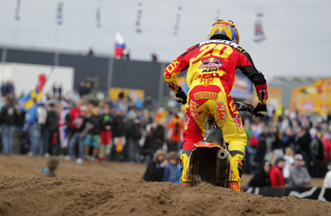 Das bekam die Konkurrenz von Ken Roczen im MX2-Qualifikationsrennen zu sehen.