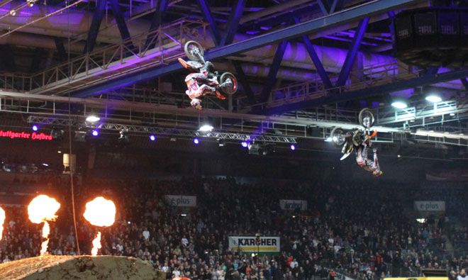 Schon Standard bei einem SX-Event: Die Freestyler beschließen jeden Veranstaltungsabend.