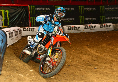 Die KTM 350 SXF mit der Christophe Porcel in Paris antrat war von der Stange...