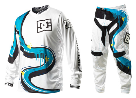 Die DC & TLD Racewear in Maddo - White
