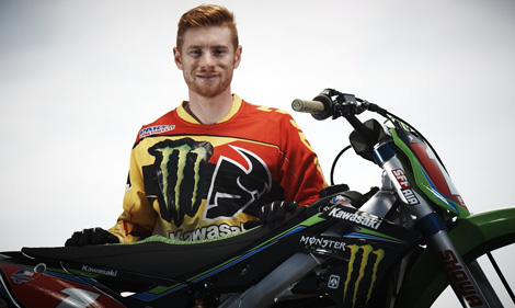 Hat gut Lachen: Dem Titelverteidiger Ryan Villopoto trauen die meisten Fans einen Auftaktsieg zu.