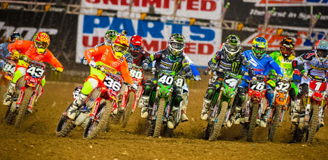 Start Finale der Klasse 250SX