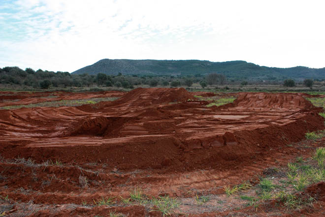 Der von Freddy Verherstraeten gestaltete Track im Redsand MX & Enduro Park gehört zu den bevorzugten Trainingsstrecken.