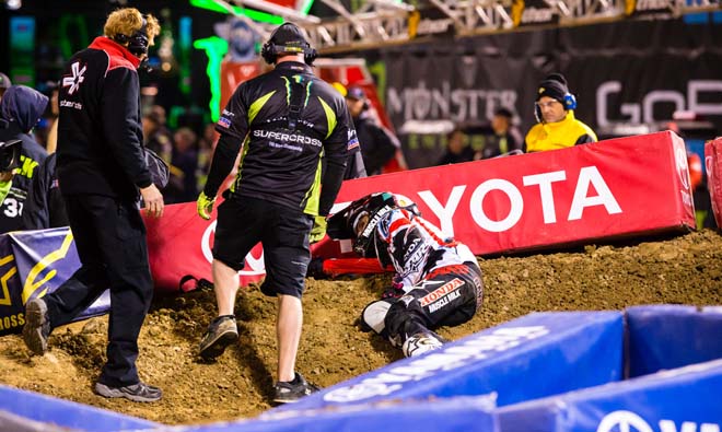 Schon wieder ein Rückschlag für Justin Barcia.