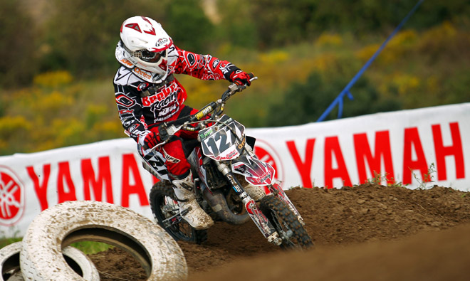 Christopher Robert vertrat 2012 den Südwest-Cup in der Klasse Kids 65 bei den Monster Energy CROSS FINALS