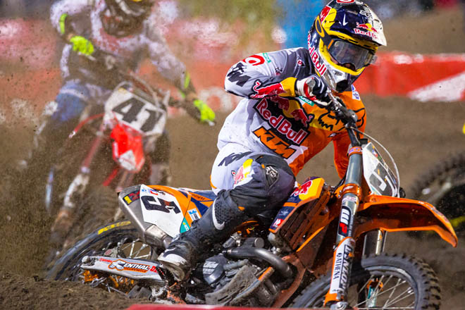 Akkurate Leistung von Ryan Dungey: Platz 2 in Daytona.