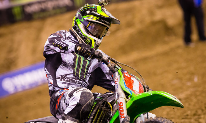 Wieder mit dem Redplate unterwegs: Ryan Villopoto.