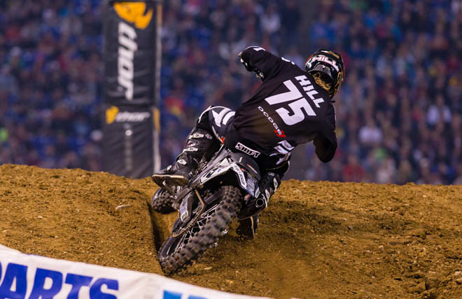 Sieg im Vorlauf und zu Beginn des Mainevents an der Spitze dabei: Josh Hill 