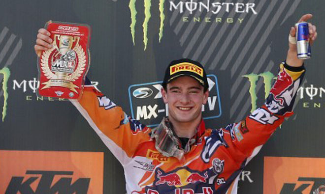 Bis jetzt in der MX2-WM 2013 ungeschlagen: Jeffrey Herlings.