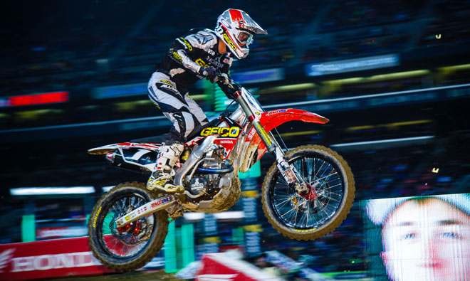 Eli Tomac legte im 250er Qualifying die schnellste Rundenzeit vor.
