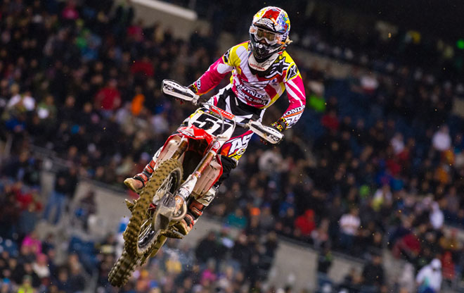 Kontrollierte das 450er Mainevent vom ersten Meter an: Justin Barcia.