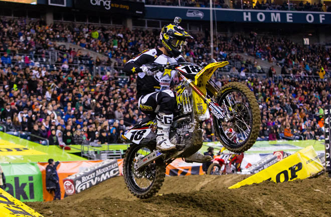 Fast über das gesamte Rennen über in den Top 5: Davi Millsaps.