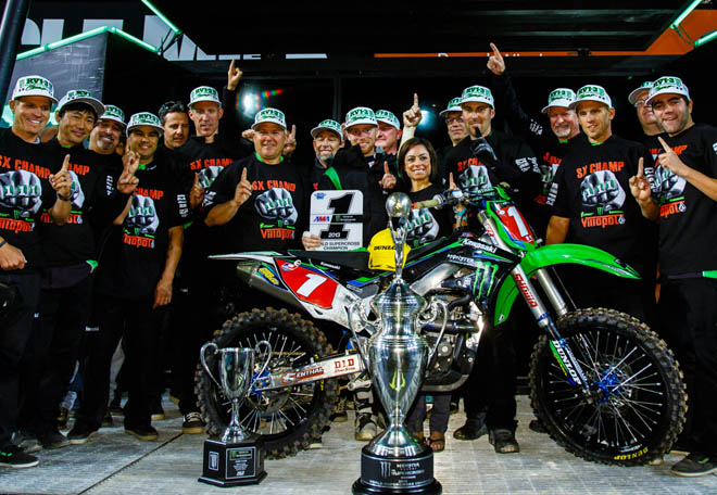 Ryan Villopoto am Ziel seiner Wünsche (für die SX-Saison 2013).