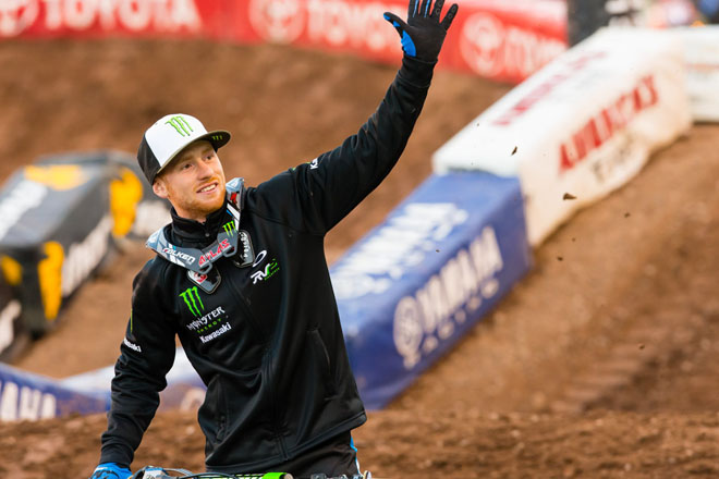 Kann es morgen ganz entspannt angehen: Ryan Villopoto hat seinen Titel bereits erfolgreich verteidigt.