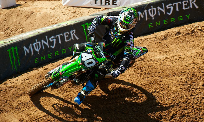 Martin Davalos führte lange Zeit das 250-Westcoast-Finale an.