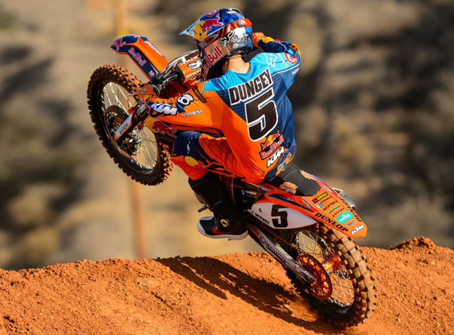 In der 450er Klasse will Ryan Dungey seinen Titel verteidigen.