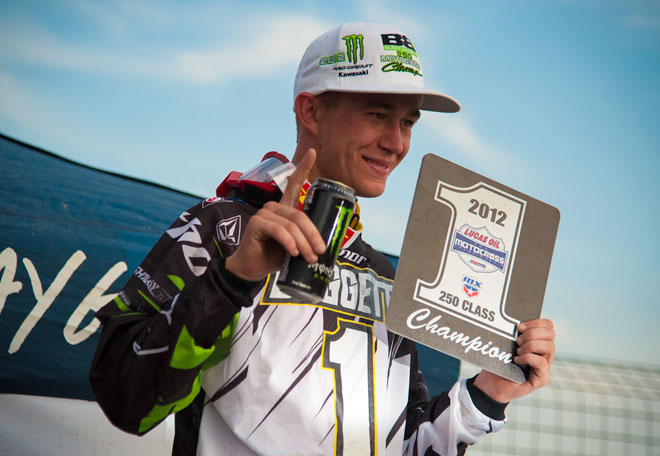 2012 gewann Blake Baggett den Titel in der 250er Klasse.