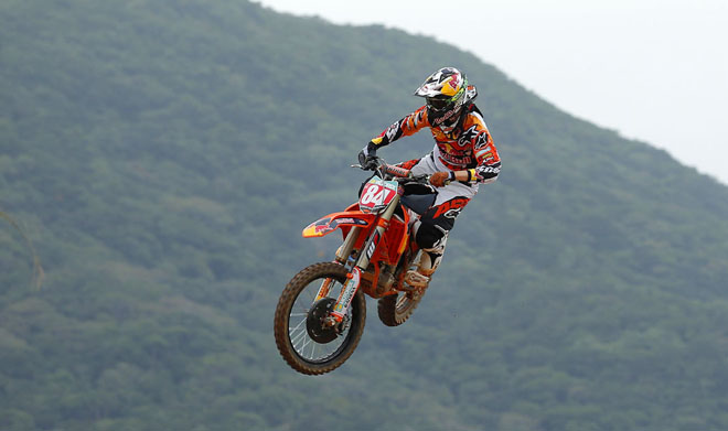 Trotz Dominanz im Training am Ende nur Startrang 3: Jeffrey Herlings. 