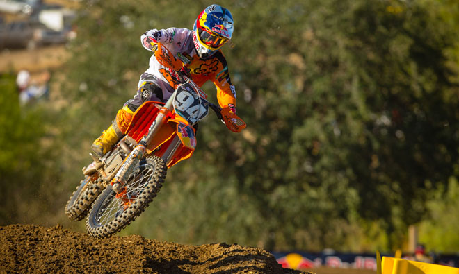 Geht in Lakewood als Führender der 250er Meisterschaft an den Start: Ken Roczen.