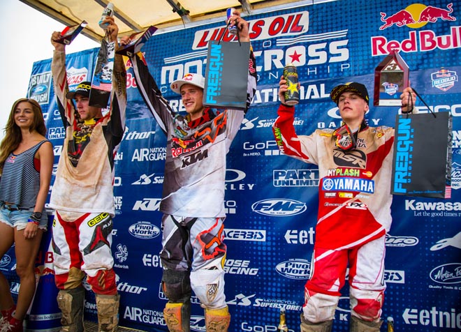 Die 250er Top 3 des RedBud National