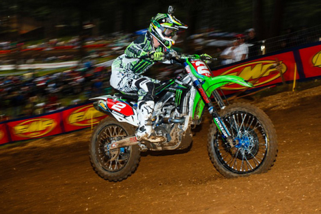 Ryan Villopoto sitzt auf einem komfortablem Punktepolster