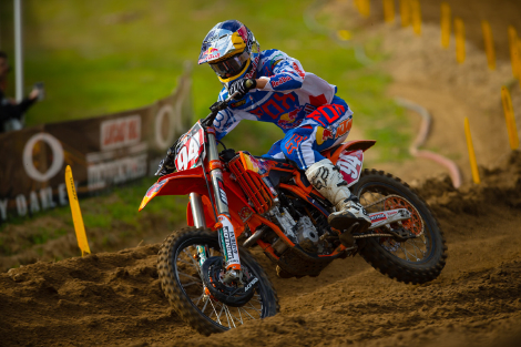 Ken Roczen verliert nach einem heftigen Sturz einige Punkte