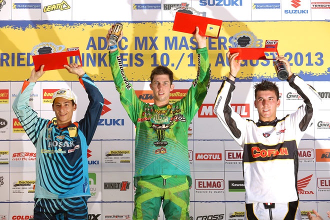 Boris Maillard auf dem Podium