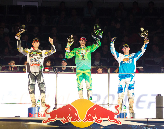 Sonntag SX2 Podium: 2. Platz Adrien Escoffier