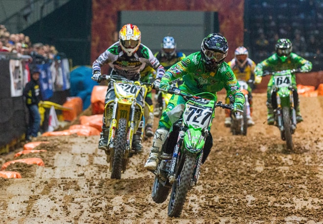 Thomas Ramette, Borris Maillard und Dominique Thury im ersten Halbfinale.