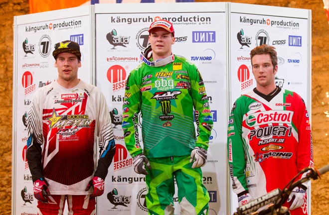 Die Top3 des ersten Abends in der SX2-Klasse.