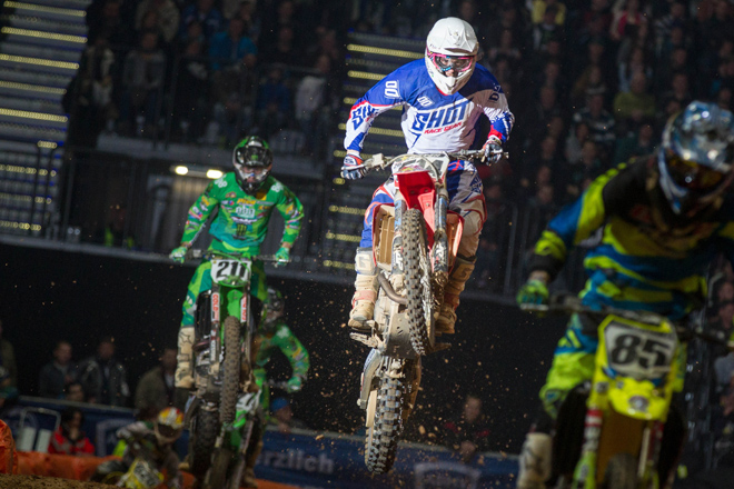 Romain Berthome (514), Mickael Musquin (85) und Sulivan Jaulin (211)