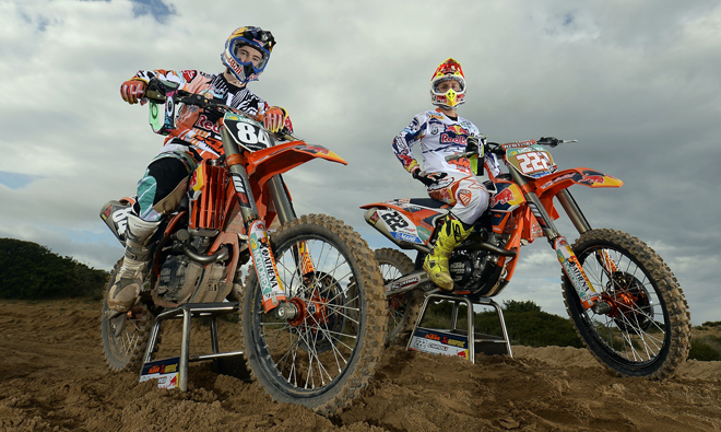 Die beiden Titelverteidiger: Jeffrey Herlings und Antonio Cairoli.