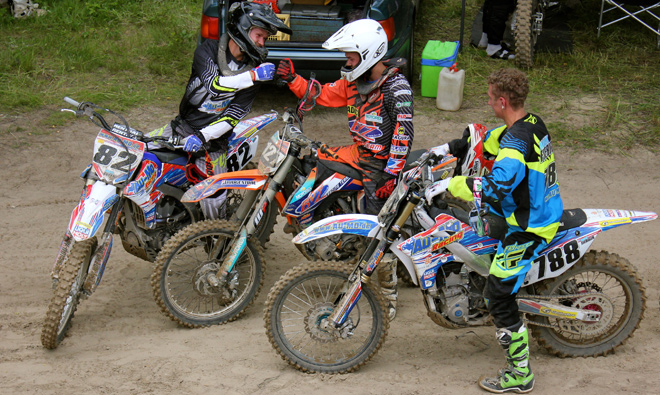 Marco Lüßen , Nico Busch  und Max Fiebiger 