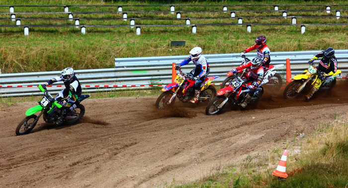 Mark Herzog mit Holeshot