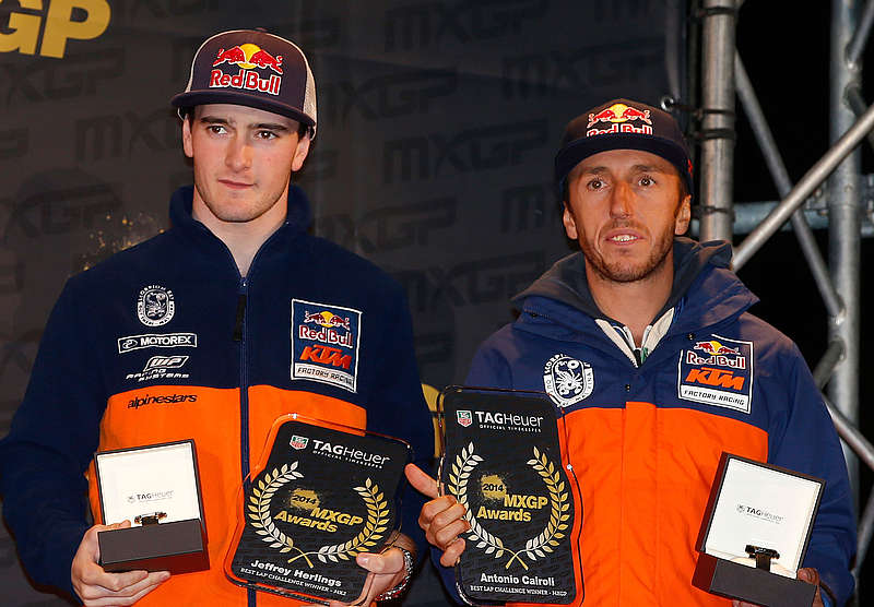 Jeffrey Herlings und Antonio Cairoli sollen es 2015 in Sachen WM-Titel richten.