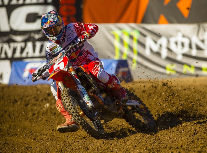 ... was aktuell NOCH im Besitz von Ryan Dungey ist: Das Redplate.