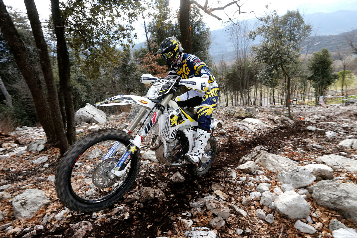 Gut unterwegs auf seiner Husqvarna FE 250