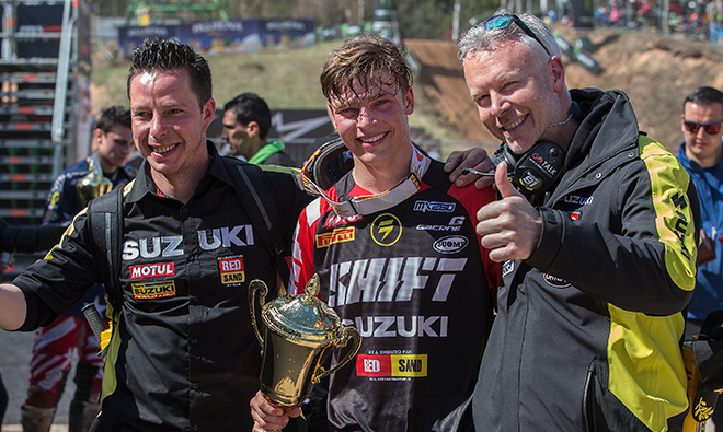 Bas Vaessen steigt von der EMX250 in die MX2 auf.