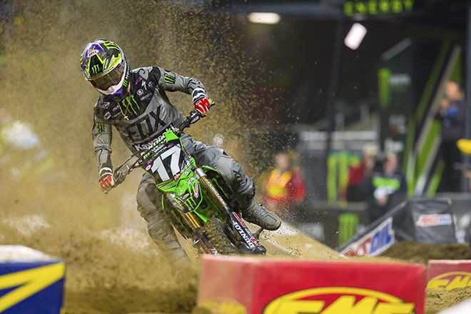 Joey Savatgy ist in der 250SX-Ostküstenmeisterschaft derzeit der Gejagte.