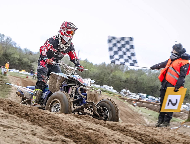 Patrick Marquardt ist und bleibt der schnellste Quadfahrer im ADAC NMX-Cup.