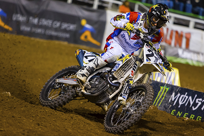 Jason Anderson schaffte als Dritter den Sprungs aufs Siegerpodium.