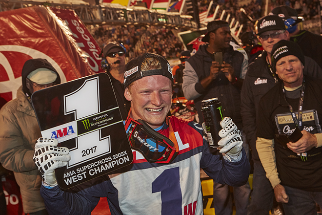 Justin Hill durfte sich vorzeitig über seinen Westküstentitel freuen.