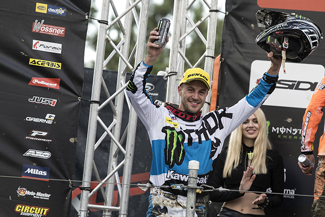 Clément Desalle bei seinem Triumph in Russland.