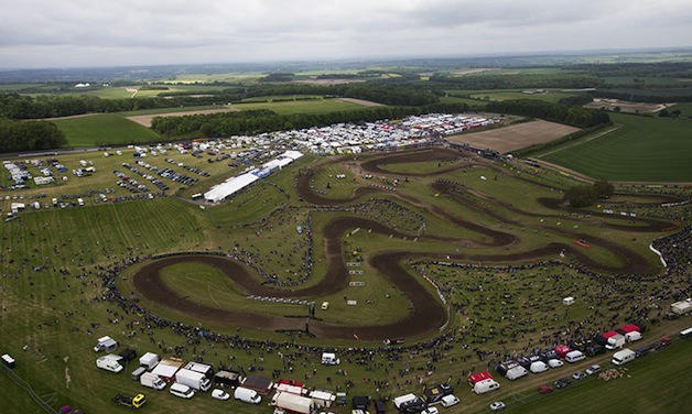 Die Rennstrecke Matterley Basin von oben.