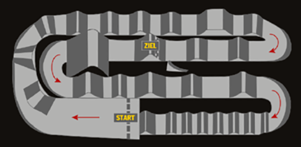 Das Streckenlayout beim 35. ADAC Supercross Stuttgart.