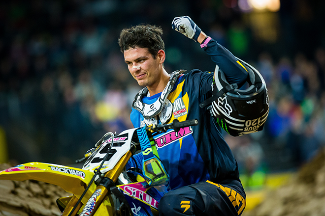 Hatte allen Grund zum Jubel: Cedric Soubeyras.