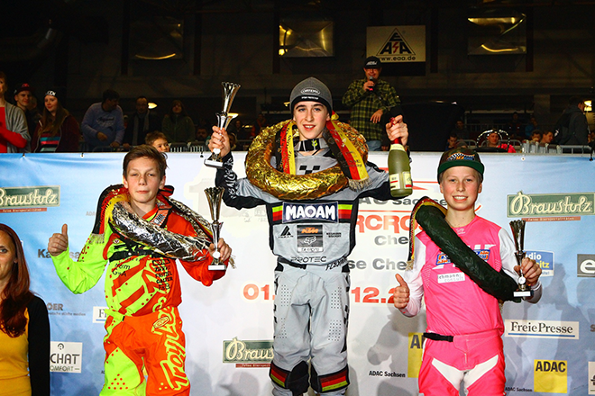 Das SX3-Podium: Nick Domann, Carl Ostermann und Paul Bloy (v.l.n.r.)