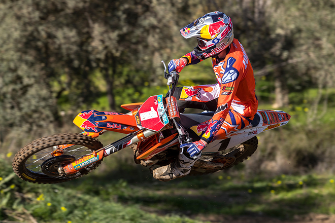 Pauls Jonass triumphierte im MX2-Qualifikationsrennen.