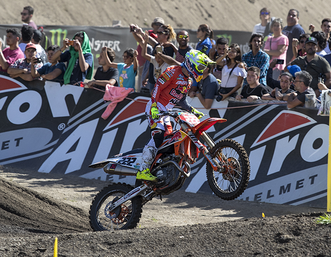 Sicherte sich mit einem Start-Ziel-Sieg den ersten Wertungslauf: Antonio Cairoli
